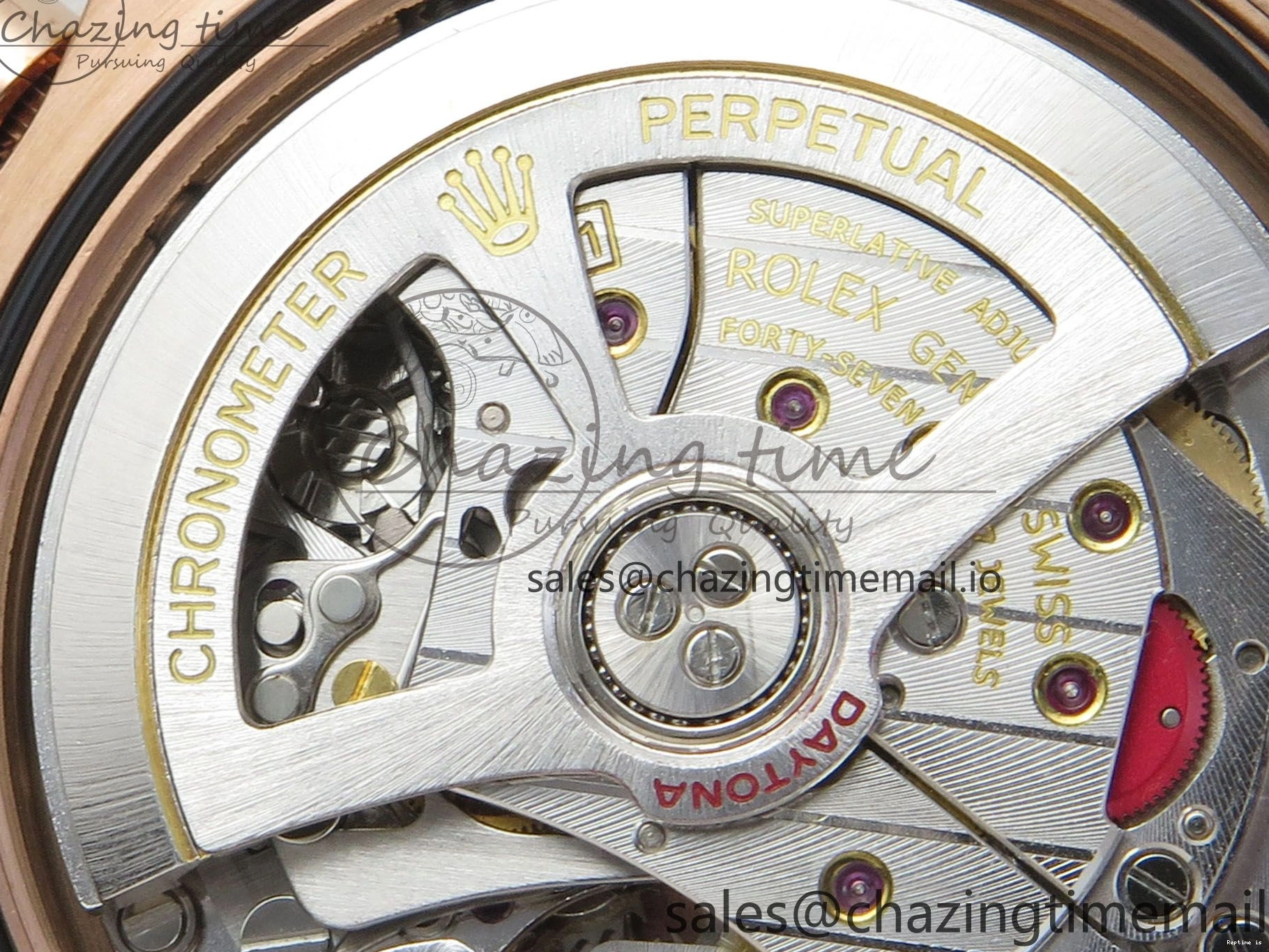 1227 TechFriendly Daytona 126505 RG QF 1:1 Best Edition RG Black Dial Crystal Markers On RG Bracelet SH4131 V6 (Gain Weight) 303